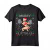 Merry Liftmas Ugly Christmas Sweater Miss Santa Gym Booty Maglietta - Perfect Fitness Christmas Gift for Gym Lovers and Weightlifters
