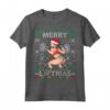 Merry Liftmas Ugly Christmas Sweater Miss Santa Gym Booty Maglietta - Perfect Fitness Christmas Gift for Gym Lovers and Weightlifters