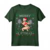 Merry Liftmas Ugly Christmas Sweater Miss Santa Gym Booty Maglietta - Perfect Fitness Christmas Gift for Gym Lovers and Weightlifters