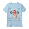 Merry Liftmas Ugly Christmas Sweater Miss Santa Gym Booty Maglietta - Perfect Fitness Christmas Gift for Gym Lovers and Weightlifters