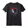 HapTiger Deadpool Riding A Unicorn Circle Maglietta - Officially Licensed Marvel Apparel