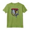 HapTiger Deadpool Riding A Unicorn Circle Maglietta - Officially Licensed Marvel Apparel