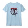 HapTiger Deadpool Riding A Unicorn Circle Maglietta - Officially Licensed Marvel Apparel