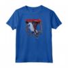 HapTiger Deadpool Riding A Unicorn Circle Maglietta - Officially Licensed Marvel Apparel