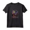 HapTiger Mulan and Mushu Collage Portrait Logo Maglietta - Officially Licensed Disney Apparel - Unique Design for Fans