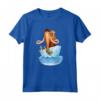 Ice Age Manfred Diego Sid and Scrat on Iceberg Maglietta - Official Funny T-Shirt for Men, Women, Boys, and Girls - Ice Age Merchandise