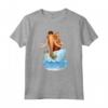 Ice Age Manfred Diego Sid and Scrat on Iceberg Maglietta - Official Funny T-Shirt for Men, Women, Boys, and Girls - Ice Age Merchandise