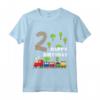 Bambino Ragazzo Compleanno 2 Anni - Treno Maglietta per il 2° Compleanno - Design Unico per Festeggiare