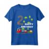 Bambino Ragazzo Compleanno 2 Anni - Treno Maglietta per il 2° Compleanno - Design Unico per Festeggiare