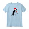 Maglietta divertente con gatto natalizio - Purrrfect Christmas Wine T-Shirt - Ideale per le vacanze con Babbo Natale e un bicchiere di vino rosso