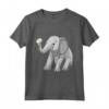 Elefante HapTiger Maglietta - Elefante con Margherite per Donne, Uomini e Bambini - Regalo Compleanno