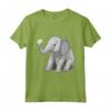 Elefante HapTiger Maglietta - Elefante con Margherite per Donne, Uomini e Bambini - Regalo Compleanno