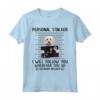 Personale Stalker Ti seguirò - Divertente Maglietta Cane Maltese Malta - Regalo Ideale per Festa della Mamma o Compleanni