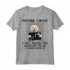 Personale Stalker Ti seguirò - Divertente Maglietta Cane Maltese Malta - Regalo Ideale per Festa della Mamma o Compleanni