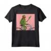 HapTiger The Muppets Kermit The Frog Bike Ride Maglietta - Officially Licensed Apparel - 20DNMP00028A-001