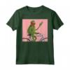 HapTiger The Muppets Kermit The Frog Bike Ride Maglietta - Officially Licensed Apparel - 20DNMP00028A-001
