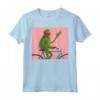 HapTiger The Muppets Kermit The Frog Bike Ride Maglietta - Officially Licensed Apparel - 20DNMP00028A-001