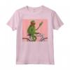 HapTiger The Muppets Kermit The Frog Bike Ride Maglietta - Officially Licensed Apparel - 20DNMP00028A-001