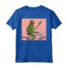 HapTiger The Muppets Kermit The Frog Bike Ride Maglietta - Officially Licensed Apparel - 20DNMP00028A-001