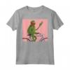 HapTiger The Muppets Kermit The Frog Bike Ride Maglietta - Officially Licensed Apparel - 20DNMP00028A-001