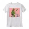HapTiger The Muppets Kermit The Frog Bike Ride Maglietta - Officially Licensed Apparel - 20DNMP00028A-001