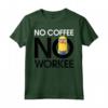 HapTiger Minions No Coffee No Workee Maglietta - Officially Licensed Apparel for Fans - 16MINS446 Edition