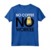HapTiger Minions No Coffee No Workee Maglietta - Officially Licensed Apparel for Fans - 16MINS446 Edition