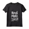Donna Need More Sleep Maglietta con Collo a V - Leggera e Comoda by HapTiger