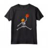 Scheletro Basket Halloween - Slam Dunk Maglietta con Zucca - Costume Spaventoso per Amanti del Basket