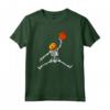 Scheletro Basket Halloween - Slam Dunk Maglietta con Zucca - Costume Spaventoso per Amanti del Basket