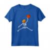 Scheletro Basket Halloween - Slam Dunk Maglietta con Zucca - Costume Spaventoso per Amanti del Basket