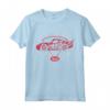 Disney and HapTiger's Cars Lightning McQueen Rust-Eze Logo Maglietta - Official PIXAR Merchandise for Boys, Girls, Men, and Women