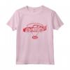 Disney and HapTiger's Cars Lightning McQueen Rust-Eze Logo Maglietta - Official PIXAR Merchandise for Boys, Girls, Men, and Women