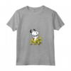 HapTiger - Festa Snoopy Maglietta con Collo a V - Licenza Ufficiale - Ideale per Collezionisti - PPNT-0035