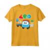 Il curioso dumper LEO, Lifty e Scoop - Maglietta divertente per bambini - Ideale come regalo educativo - Cartoni animati per bambini piccoli