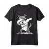 Schnauzer Cute Dabbing T-Shirt Divertente Dab Dance Gift Shirt Maglietta - Personalizzata per Amanti dei Cani Schnauzer