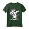 Schnauzer Cute Dabbing T-Shirt Divertente Dab Dance Gift Shirt Maglietta - Personalizzata per Amanti dei Cani Schnauzer