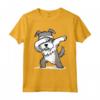 Schnauzer Cute Dabbing T-Shirt Divertente Dab Dance Gift Shirt Maglietta - Personalizzata per Amanti dei Cani Schnauzer