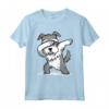 Schnauzer Cute Dabbing T-Shirt Divertente Dab Dance Gift Shirt Maglietta - Personalizzata per Amanti dei Cani Schnauzer