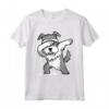 Schnauzer Cute Dabbing T-Shirt Divertente Dab Dance Gift Shirt Maglietta - Personalizzata per Amanti dei Cani Schnauzer