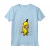 Donna Happy Banana Cat Meme - Maglietta con Collo a V per Amanti dei Gatti - Felice Banana Cat Meme Design