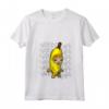 Donna Happy Banana Cat Meme - Maglietta con Collo a V per Amanti dei Gatti - Felice Banana Cat Meme Design
