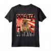 Retro Dogzilla Giapponese Shar-Pei Maglietta - Design Divertente per Amanti dei Cani - Regalo Unico