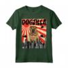 Retro Dogzilla Giapponese Shar-Pei Maglietta - Design Divertente per Amanti dei Cani - Regalo Unico