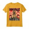 Retro Dogzilla Giapponese Shar-Pei Maglietta - Design Divertente per Amanti dei Cani - Regalo Unico