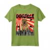 Retro Dogzilla Giapponese Shar-Pei Maglietta - Design Divertente per Amanti dei Cani - Regalo Unico