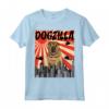 Retro Dogzilla Giapponese Shar-Pei Maglietta - Design Divertente per Amanti dei Cani - Regalo Unico