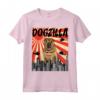 Retro Dogzilla Giapponese Shar-Pei Maglietta - Design Divertente per Amanti dei Cani - Regalo Unico