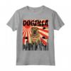 Retro Dogzilla Giapponese Shar-Pei Maglietta - Design Divertente per Amanti dei Cani - Regalo Unico