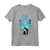 HapTiger: Camicia Ghost Cat - Maglietta Divertente per Fan di Gatti Fantasma - Taglio Classico